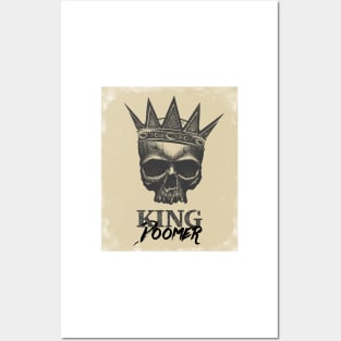 Doomer King, Doom and Gloom skull Posters and Art